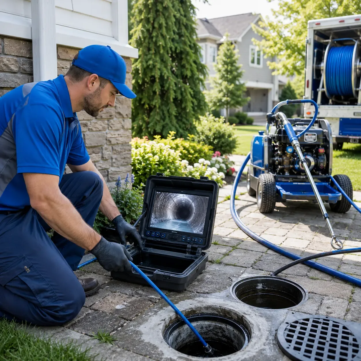 Outdoor drain cleaning professionals serving Steedman, MO